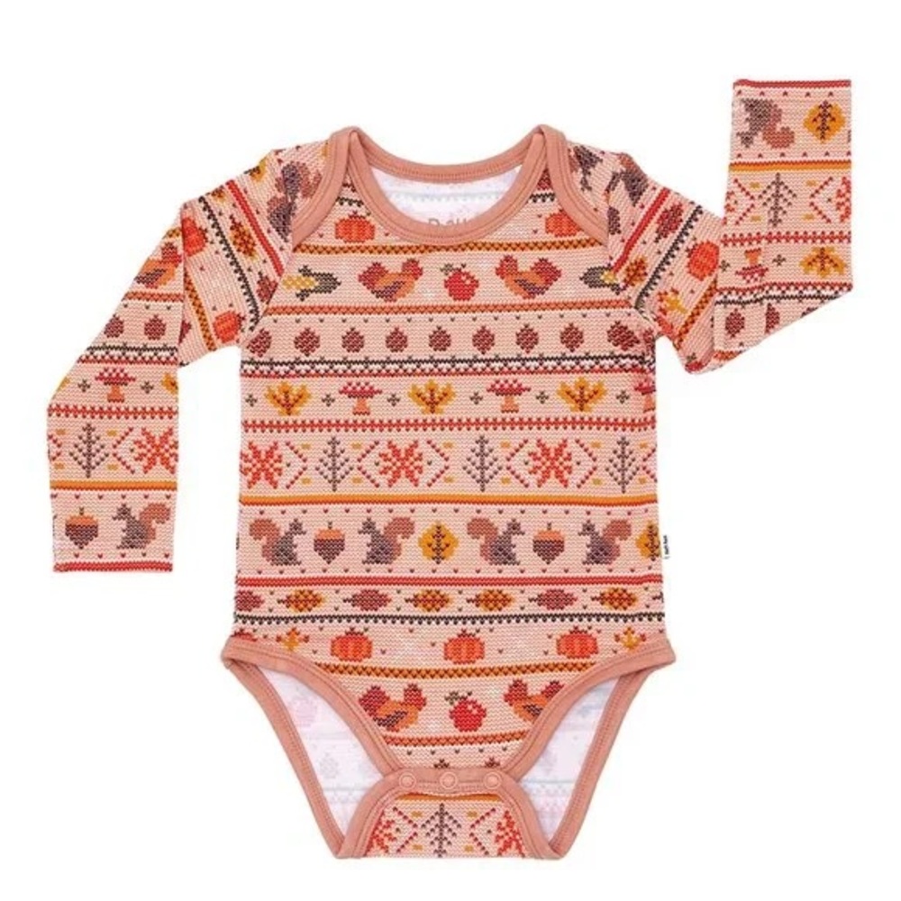 Little Sleepies Harvest Fair long sleeve body suit